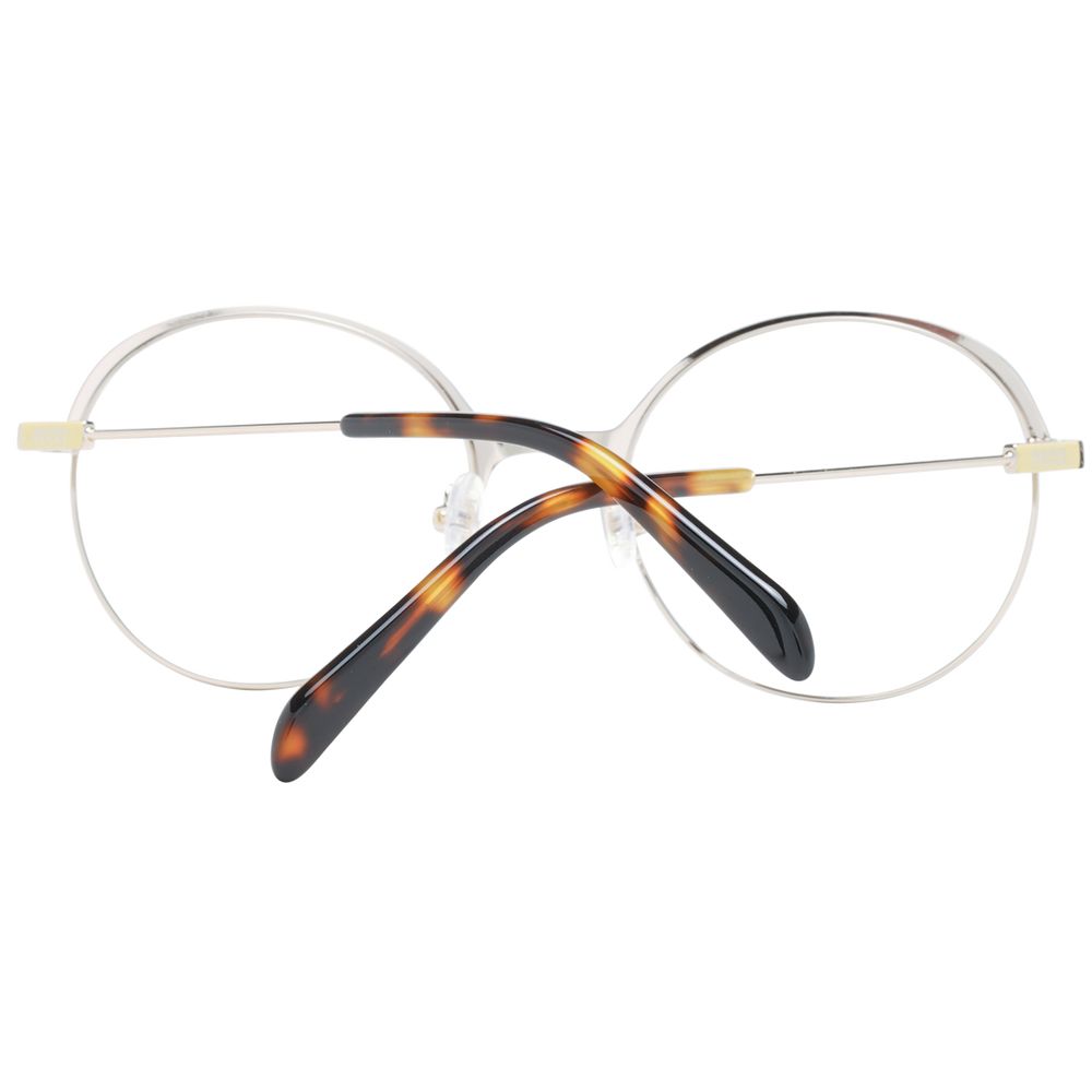 Emilio Pucci Gold Women Optical Frame Glam Steals