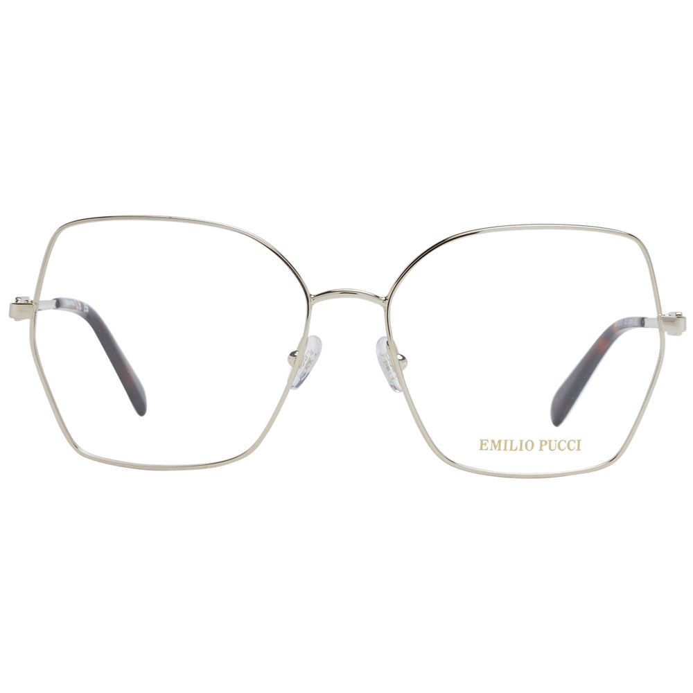 Emilio Pucci Gold Women Optical Frame Glam Steals