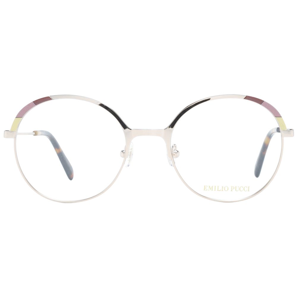 Emilio Pucci Gold Women Optical Frame Glam Steals