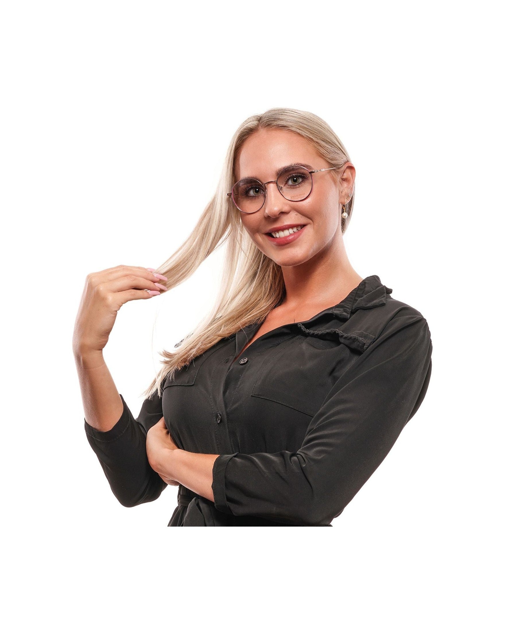 Emilio Pucci Gray Women Optical Frame Glam Steals