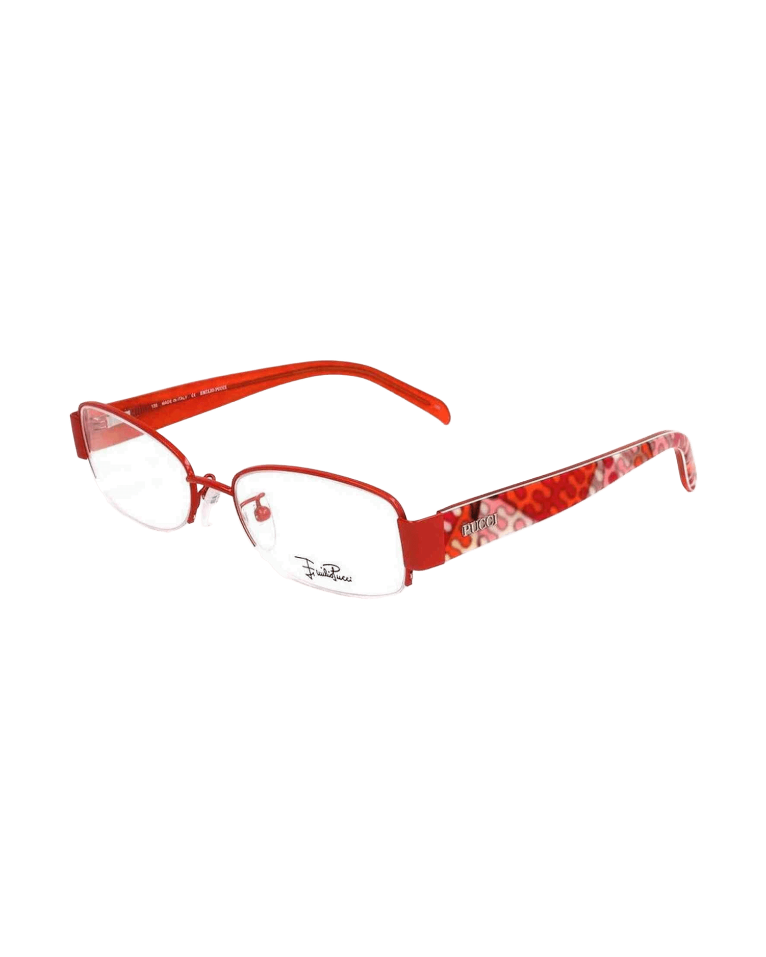 Emilio Pucci Metal Orange Frame Glam Steals
