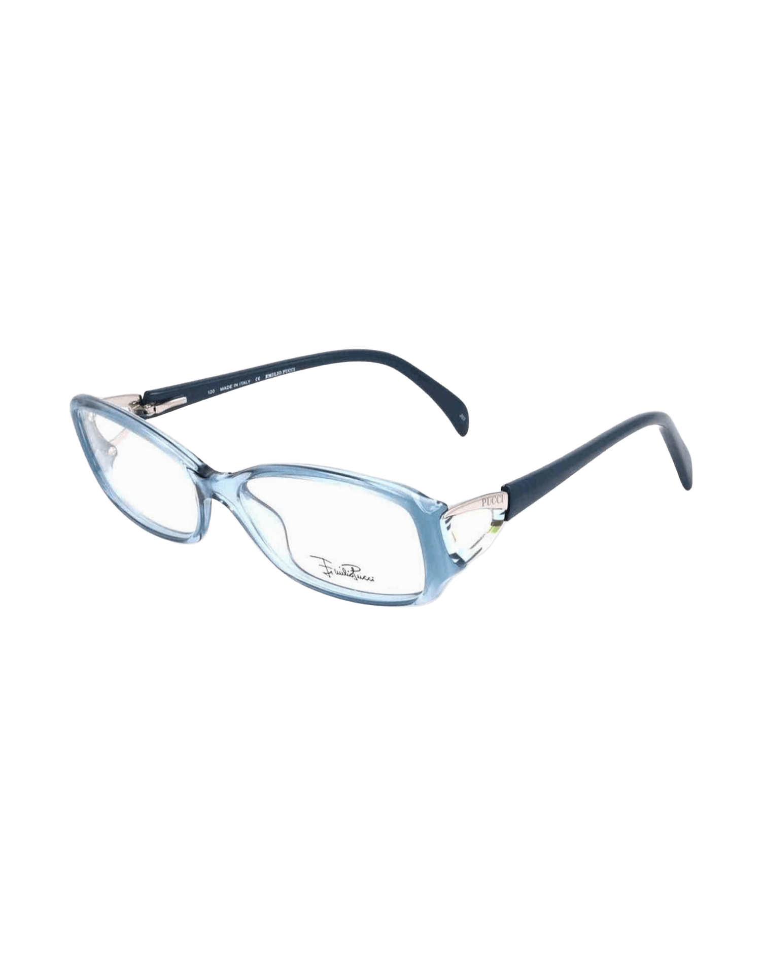 Emilio Pucci Plastic Blue Frame Glam Steals