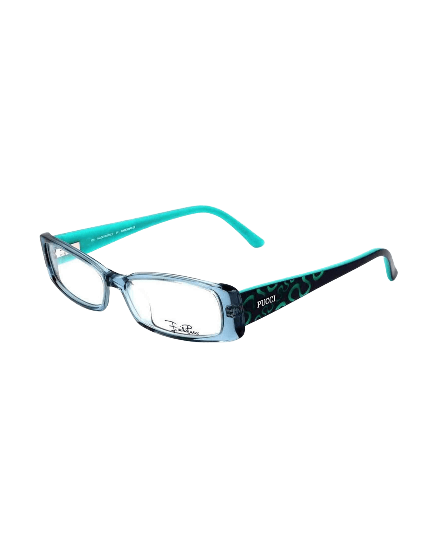 Emilio Pucci Plastic Blue Frame Glam Steals