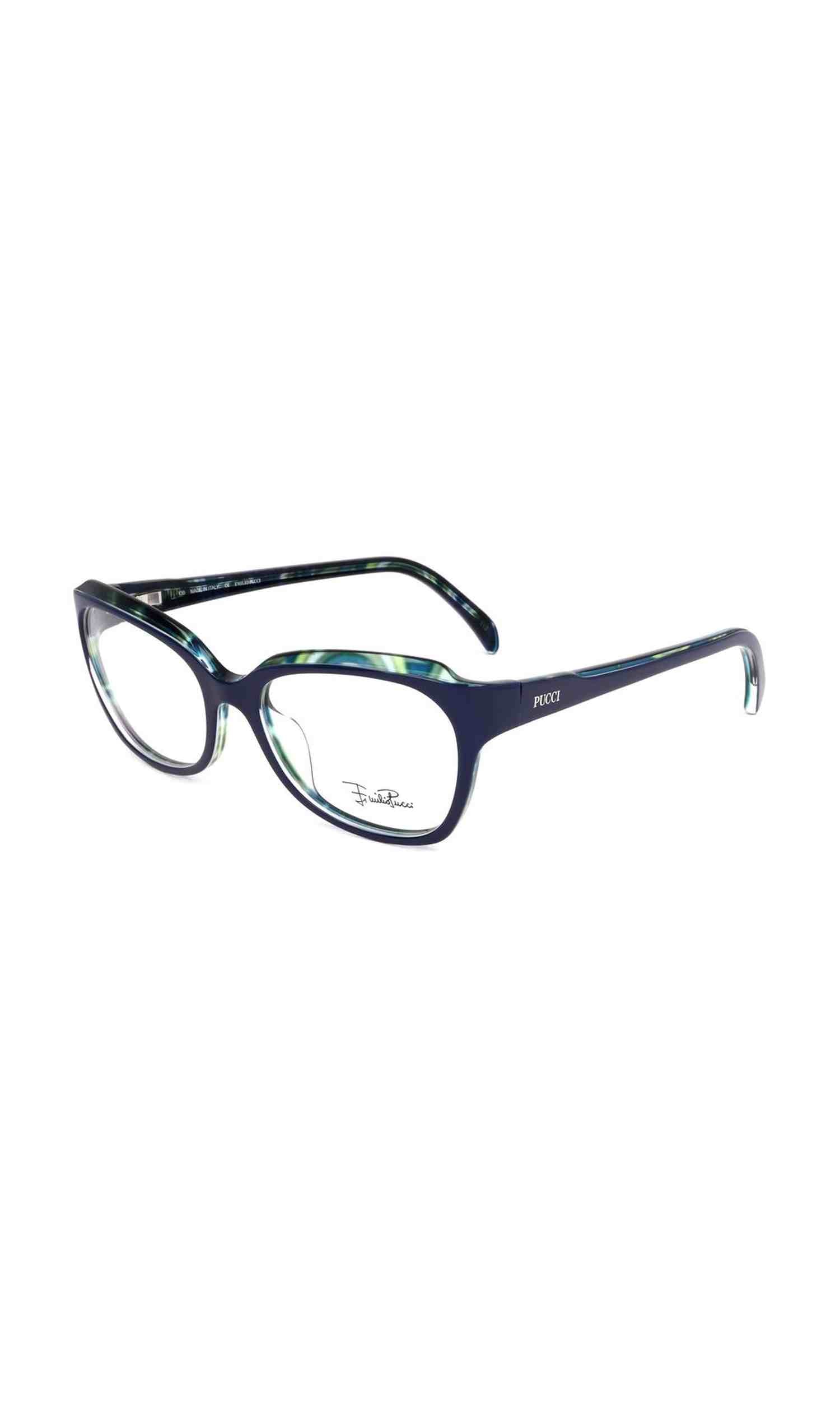 Emilio Pucci Plastic Blue Frame Glam Steals