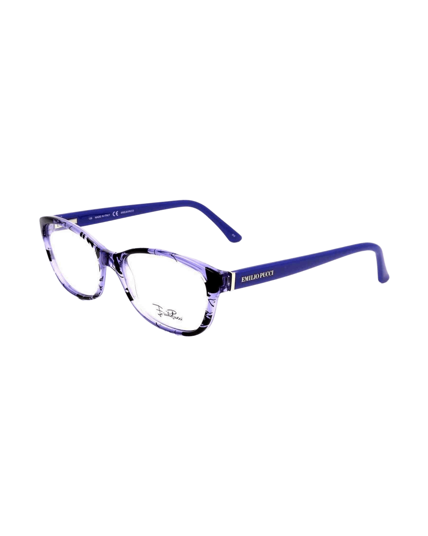 Emilio Pucci Plastic Blue Frame Glam Steals