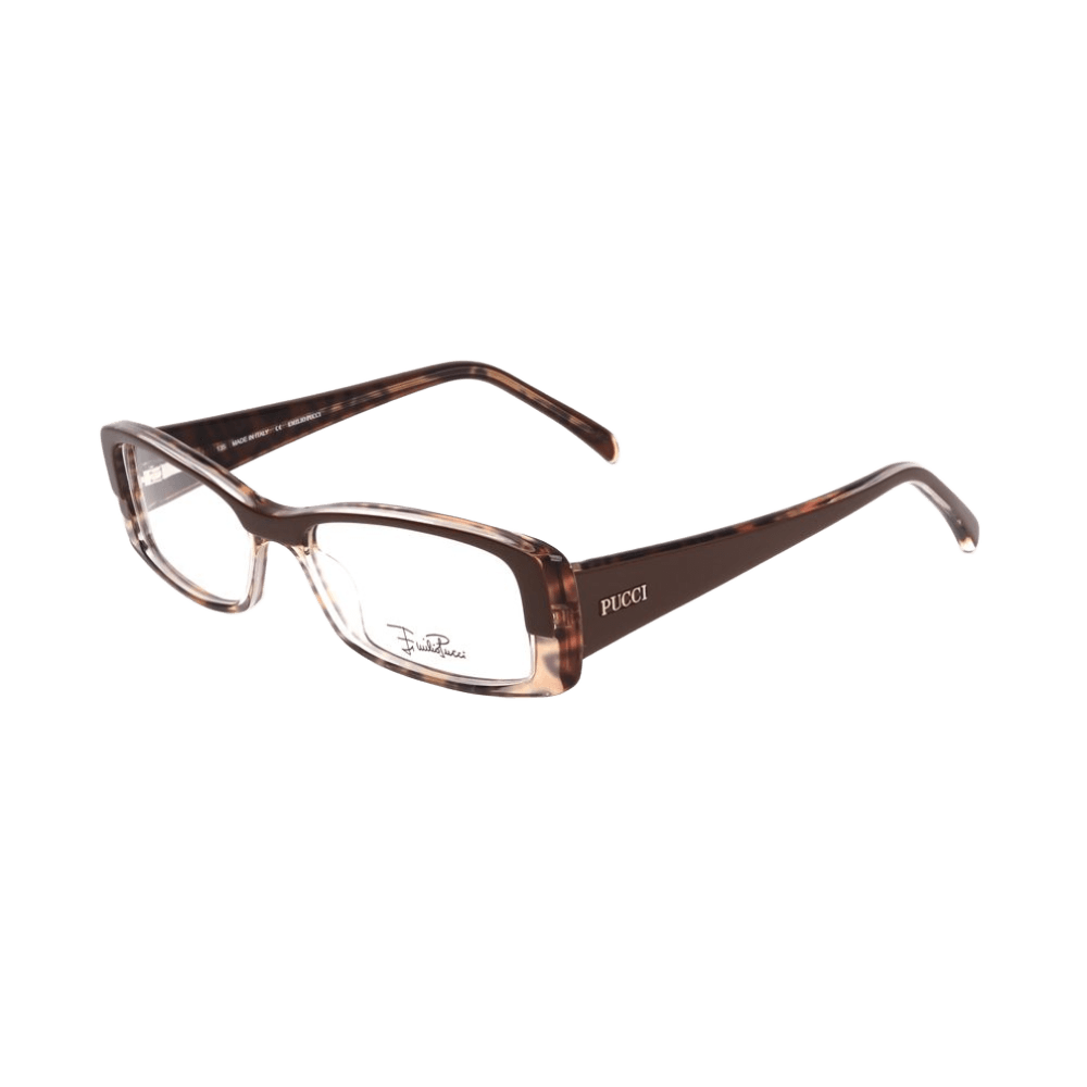 Emilio Pucci Plastic Brown Frame Glam Steals