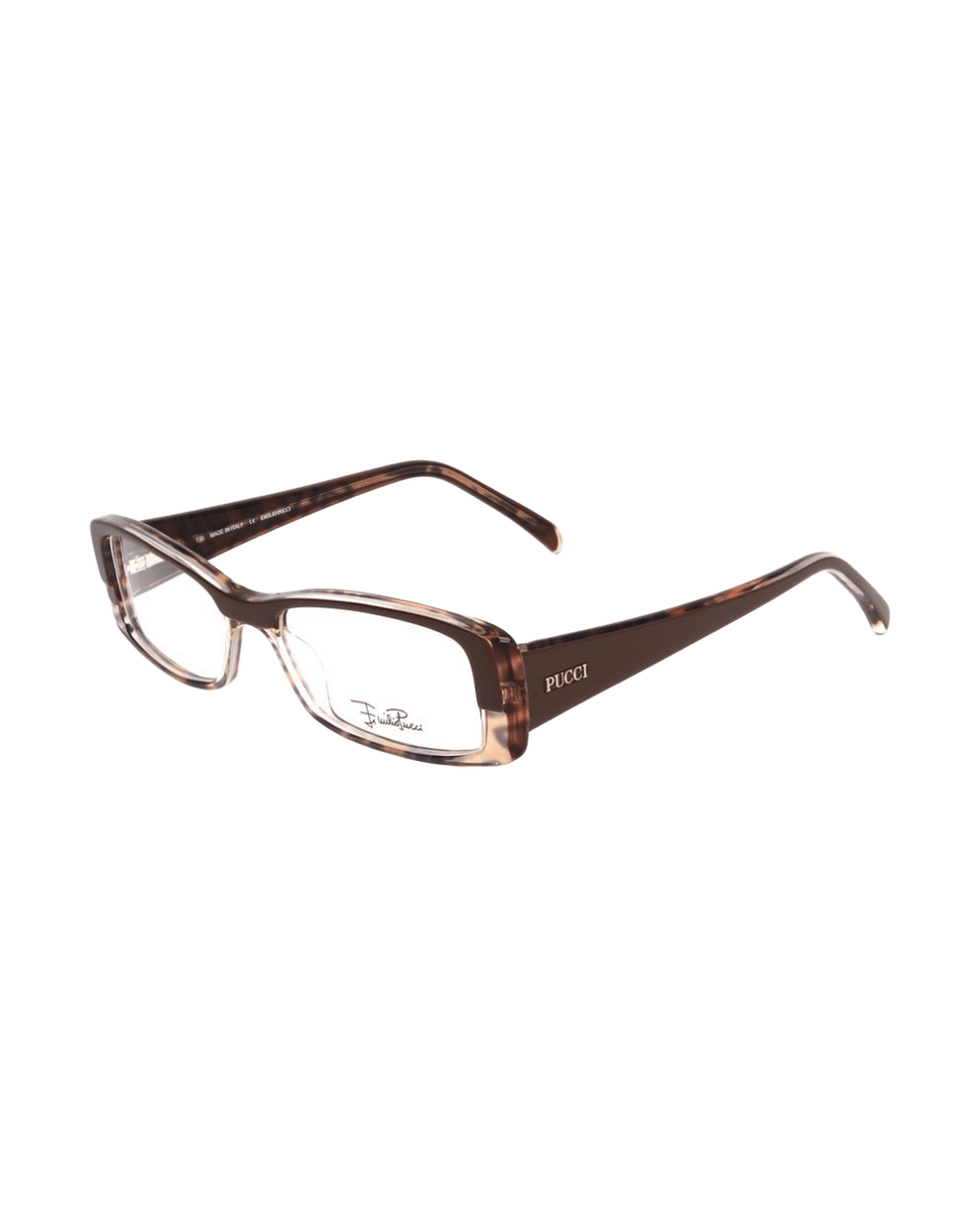 Emilio Pucci Plastic Brown Frame Glam Steals