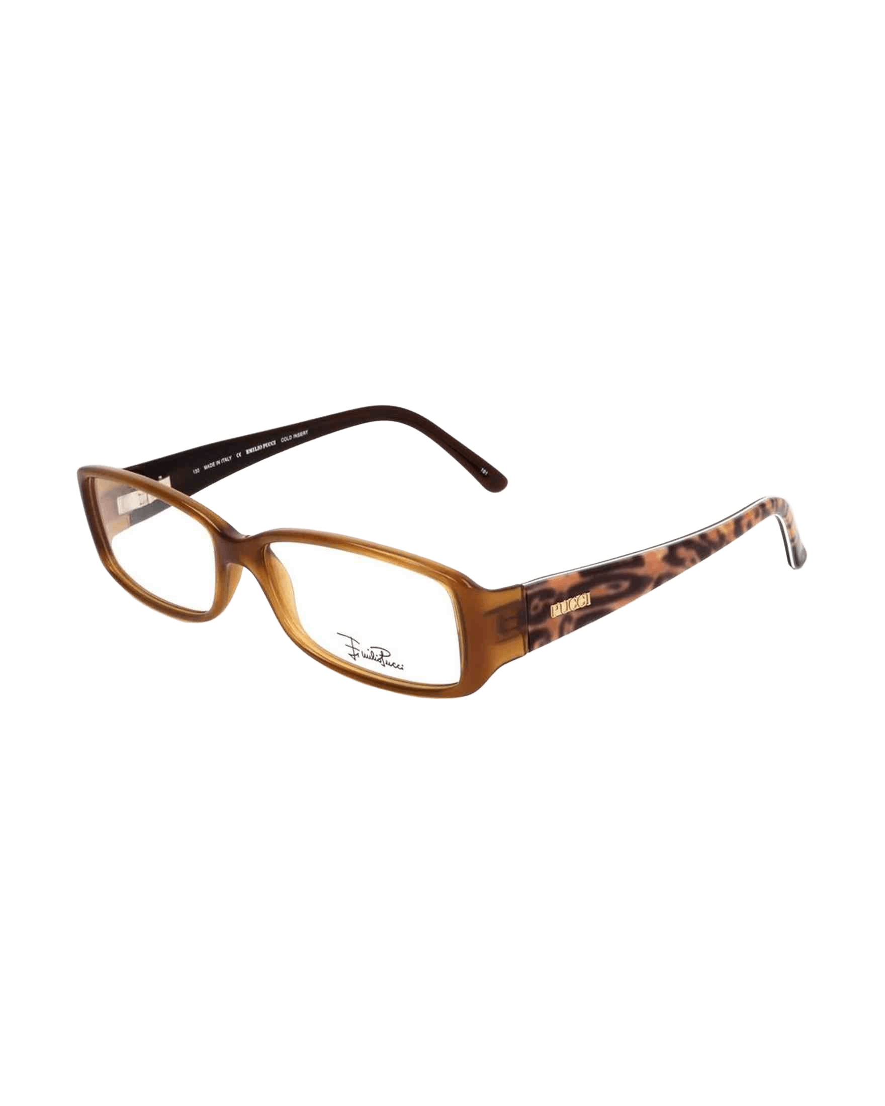 Emilio Pucci Plastic Brown Frame Glam Steals