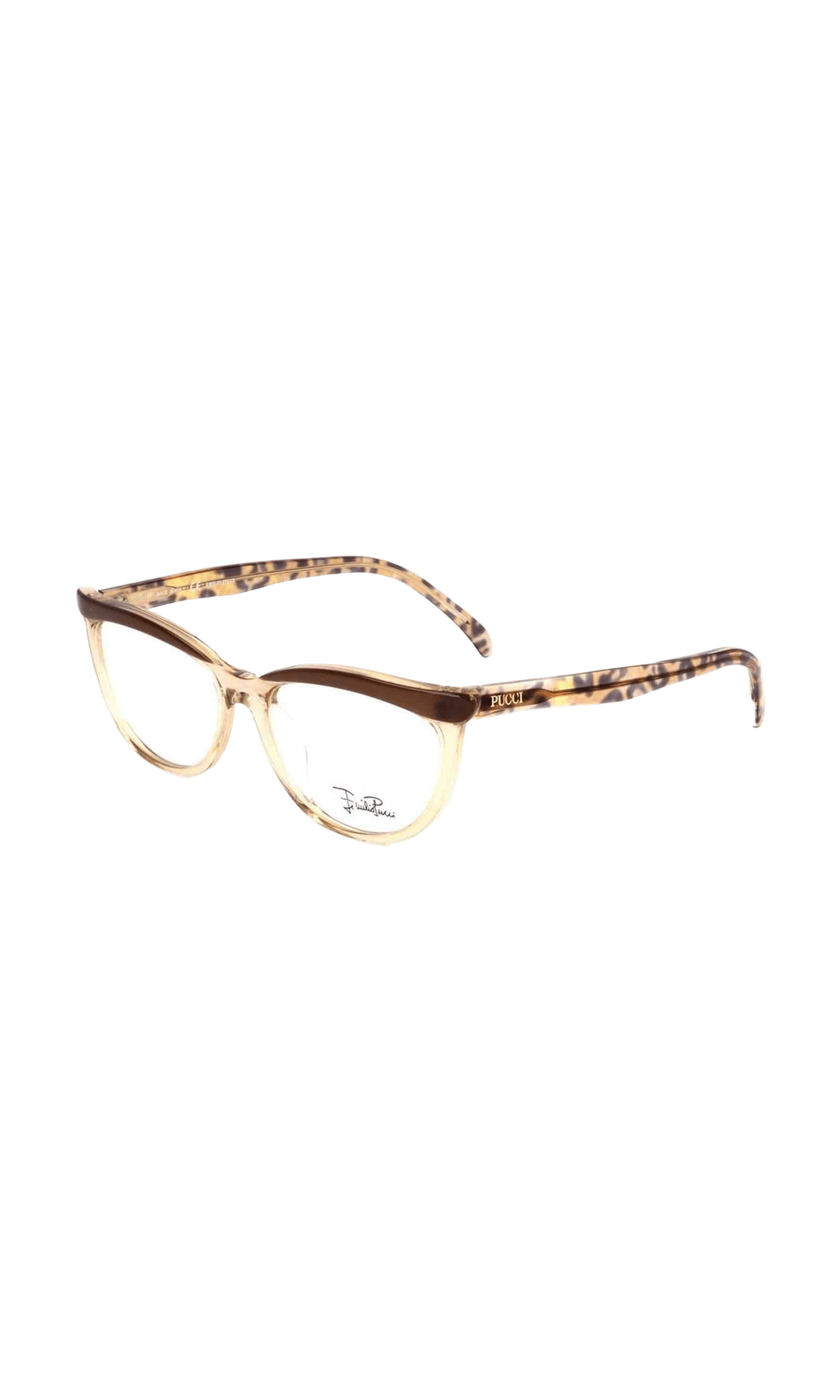 Emilio Pucci Plastic Brown Frame Glam Steals
