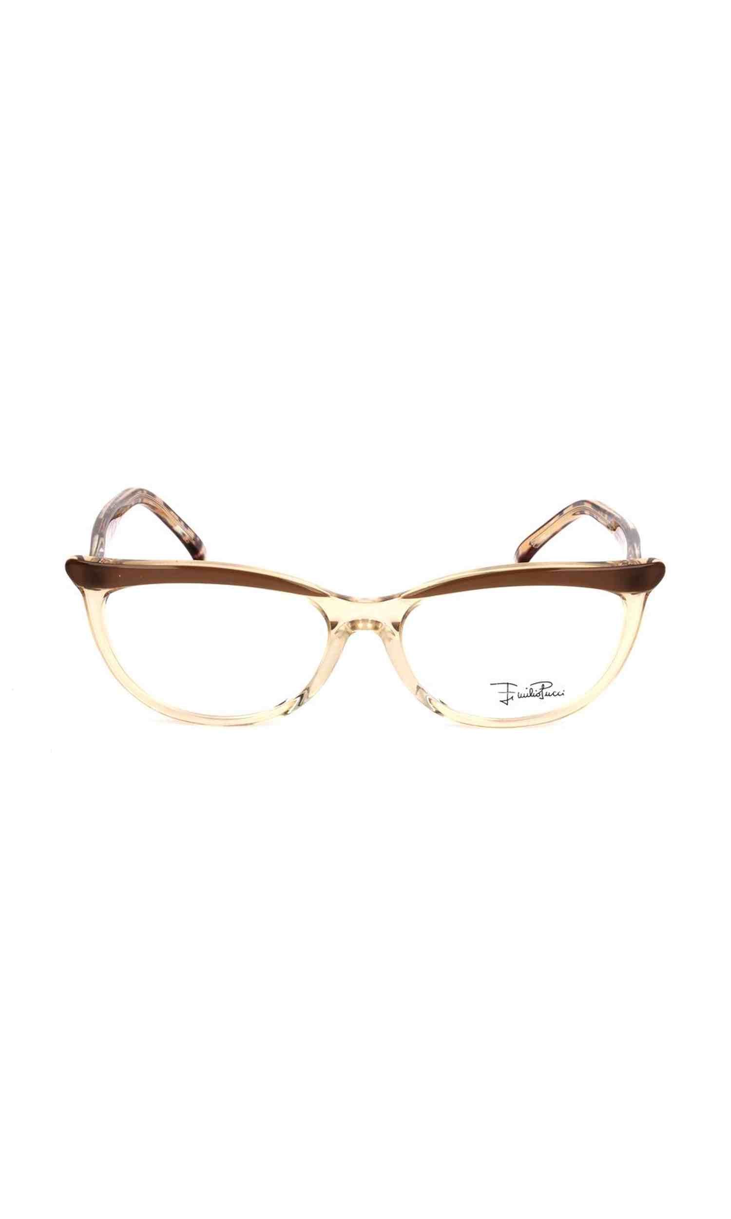 Emilio Pucci Plastic Brown Frame Glam Steals
