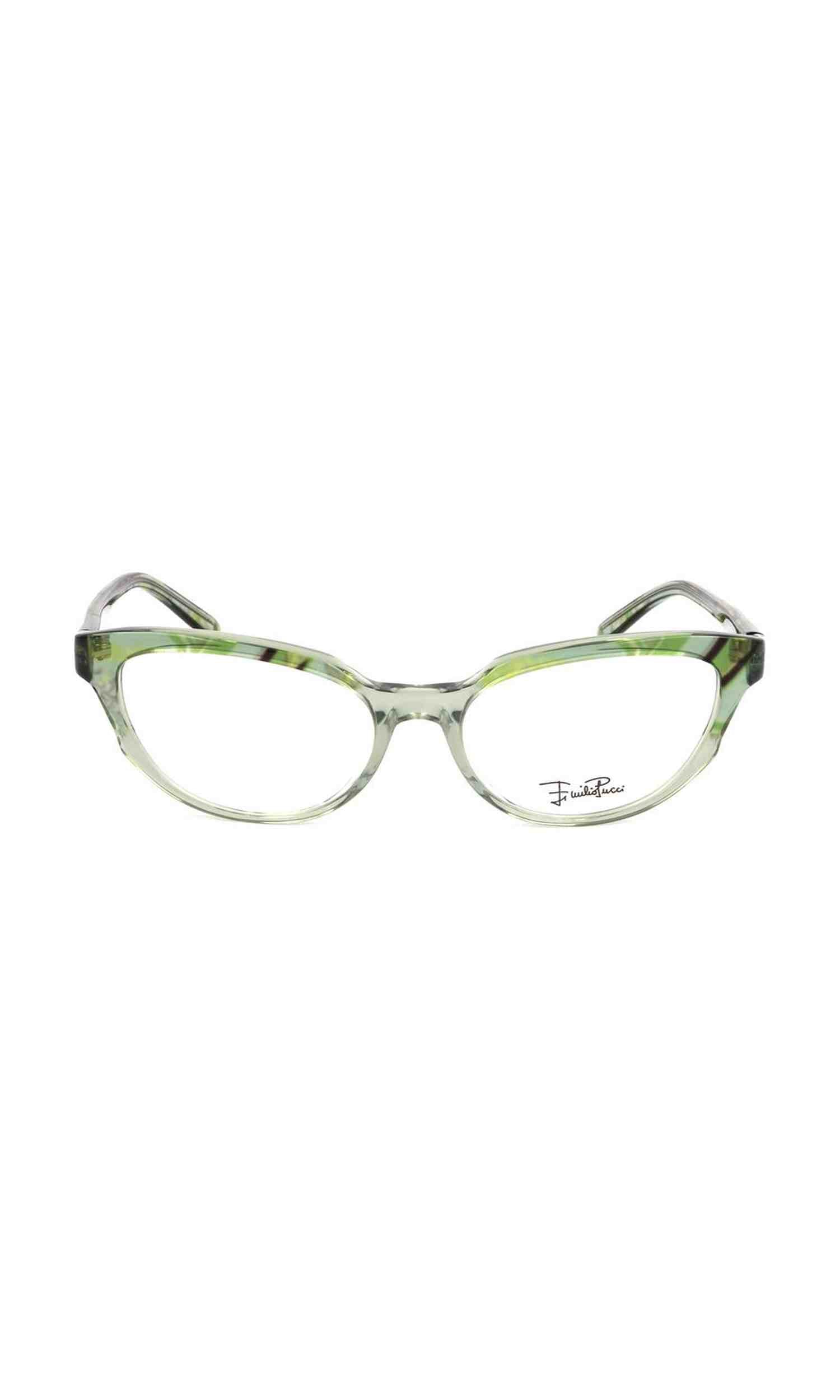 Emilio Pucci Plastic Green Frame Glam Steals