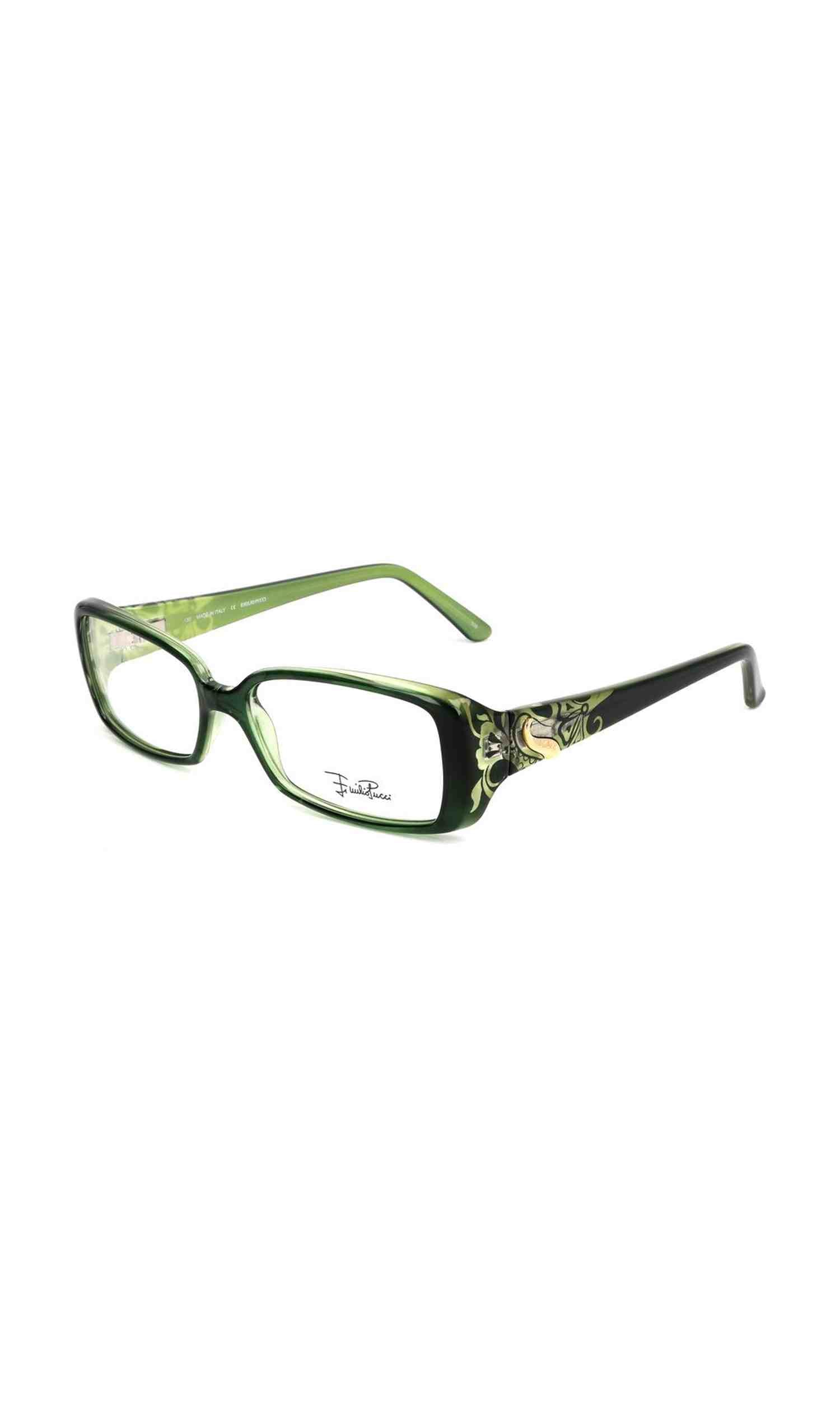 Emilio Pucci Plastic Green Frame Glam Steals