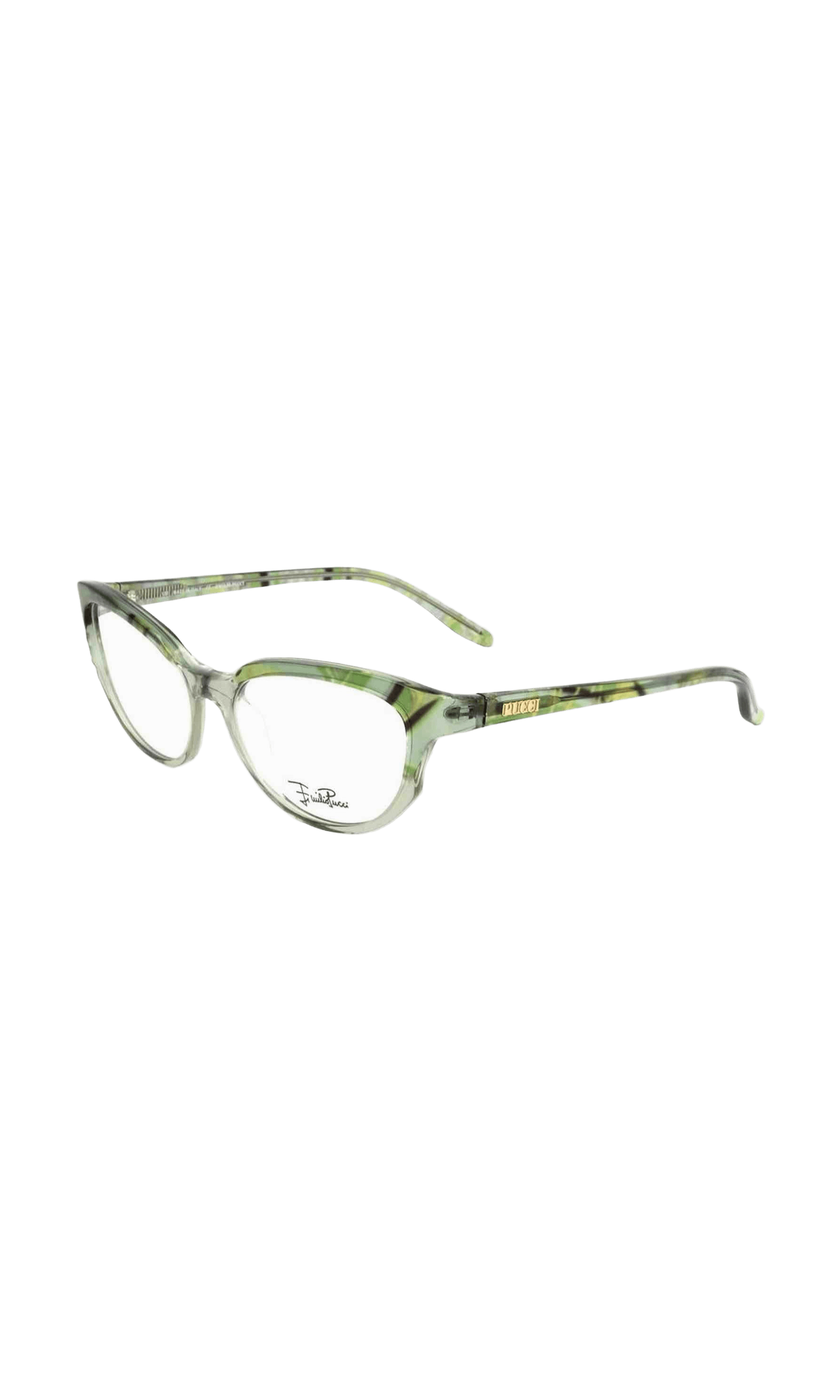 Emilio Pucci Plastic Green Frame Glam Steals