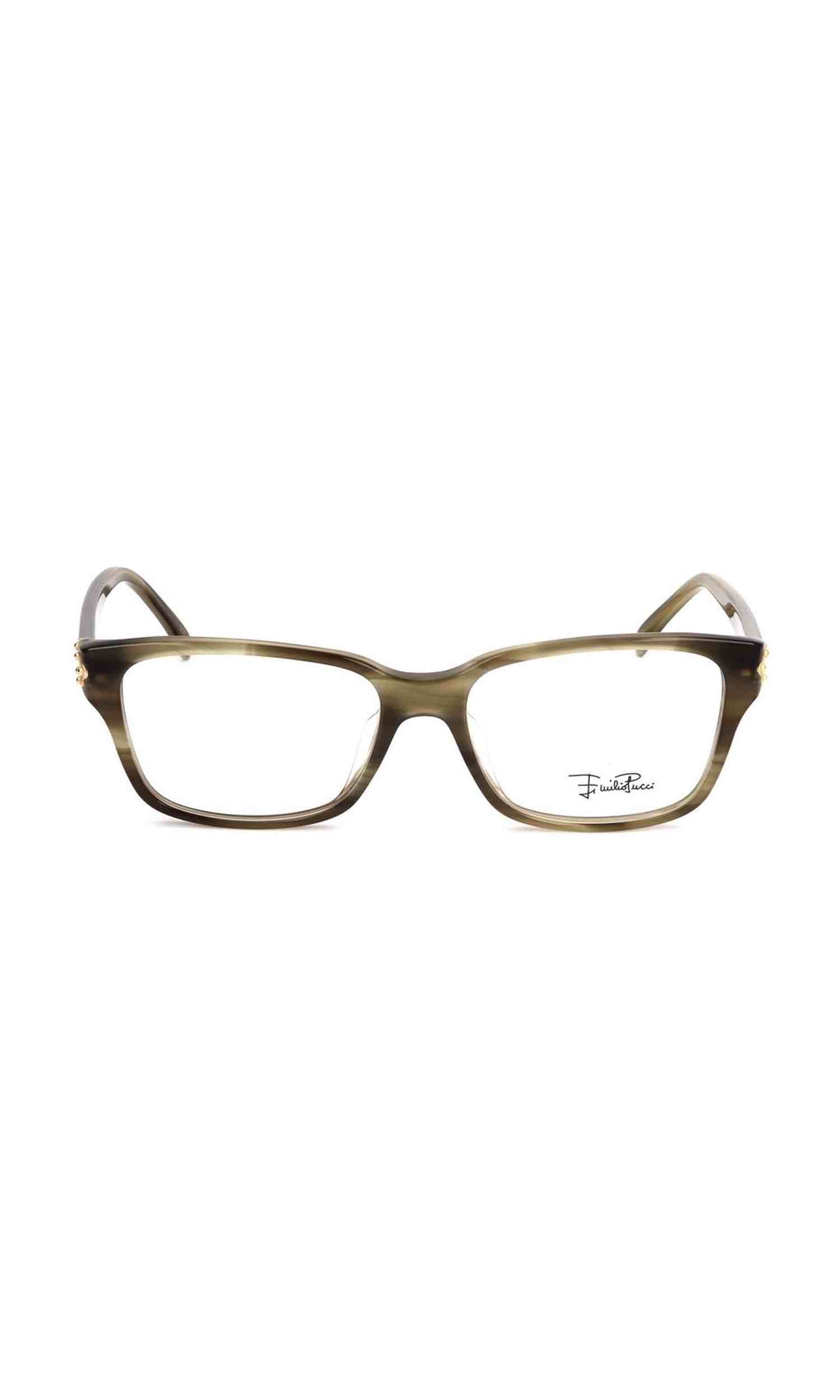 Emilio Pucci Plastic Green Frame Glam Steals