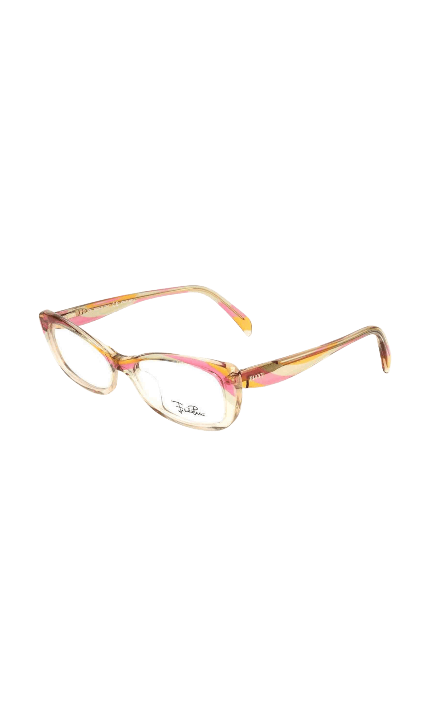 Emilio Pucci Plastic Multicolor Frame Glam Steals