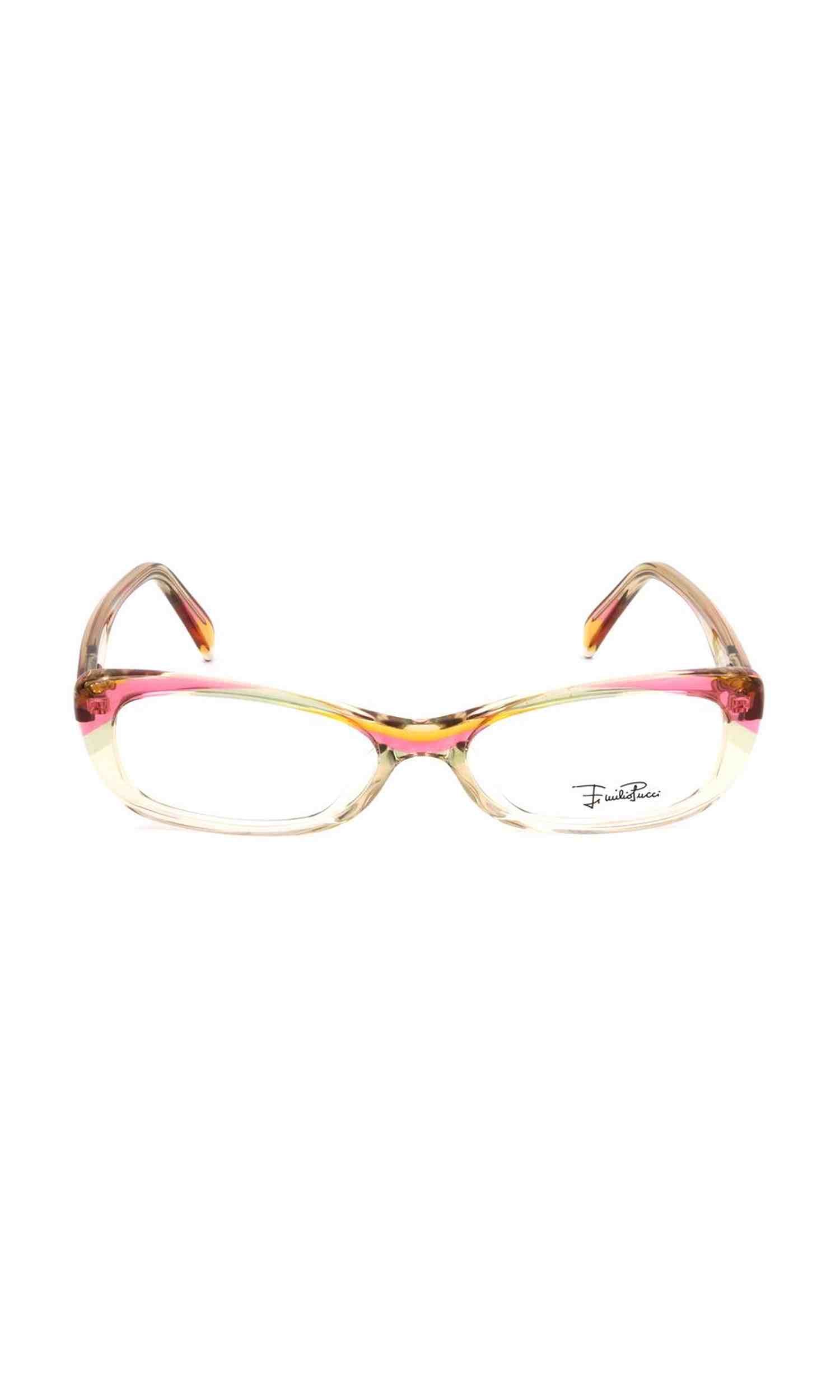 Emilio Pucci Plastic Multicolor Frame Glam Steals