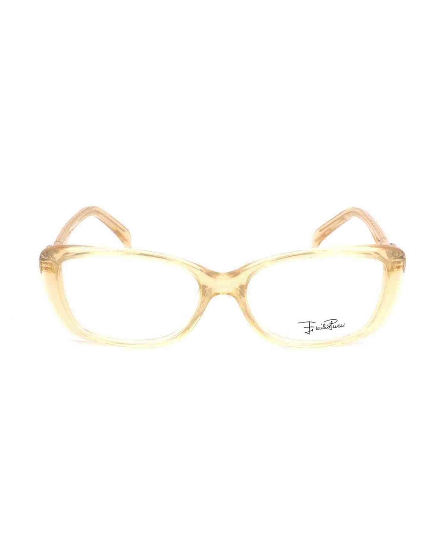 Emilio Pucci Plastic Orange Frame Glam Steals