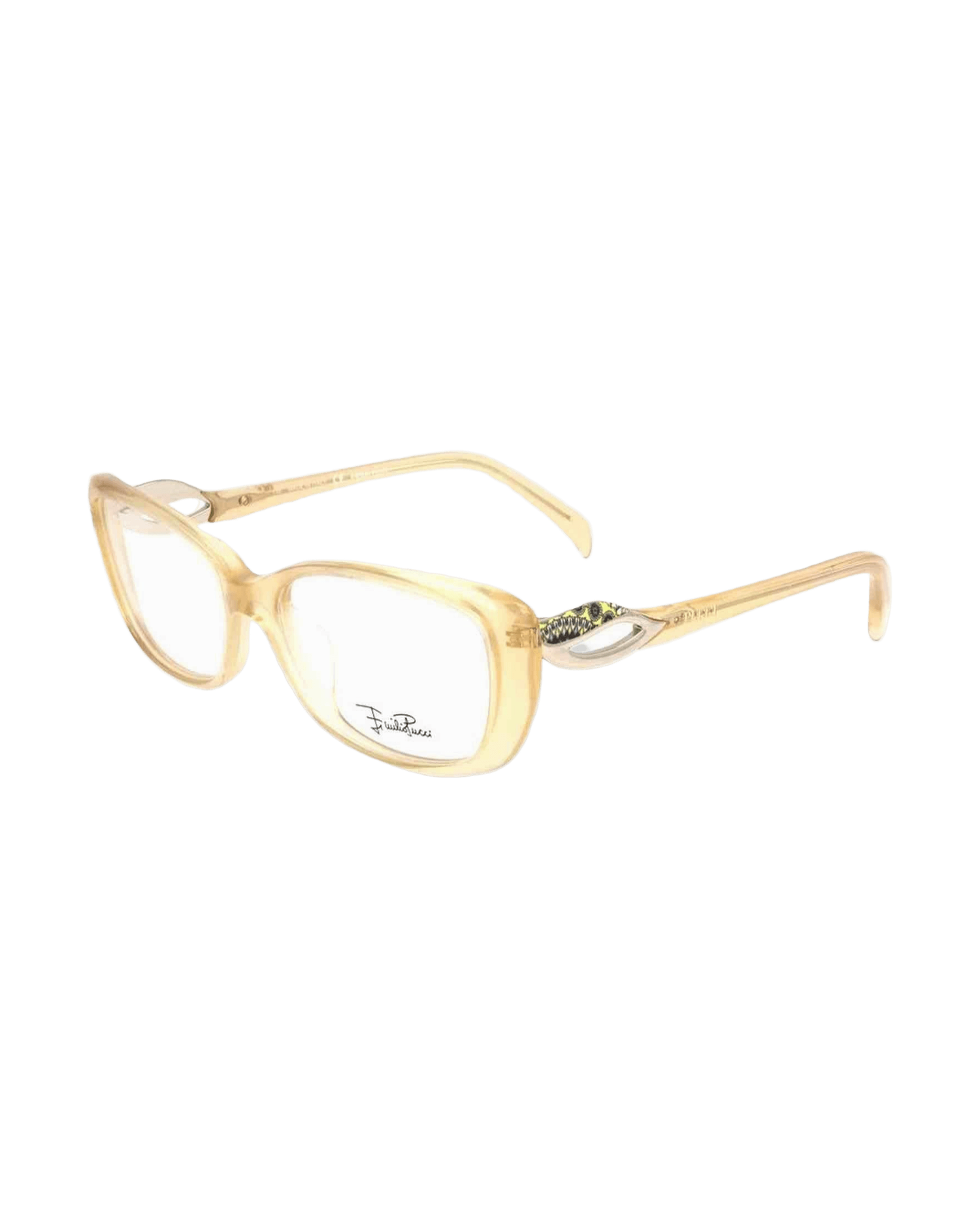 Emilio Pucci Plastic Orange Frame Glam Steals