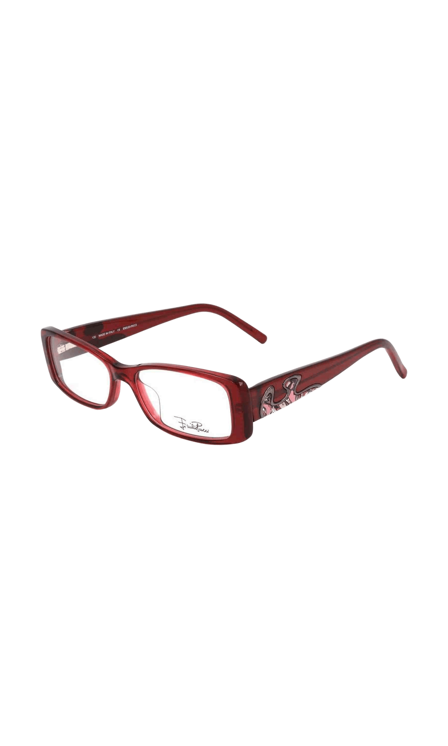Emilio Pucci Plastic Red Frame Glam Steals