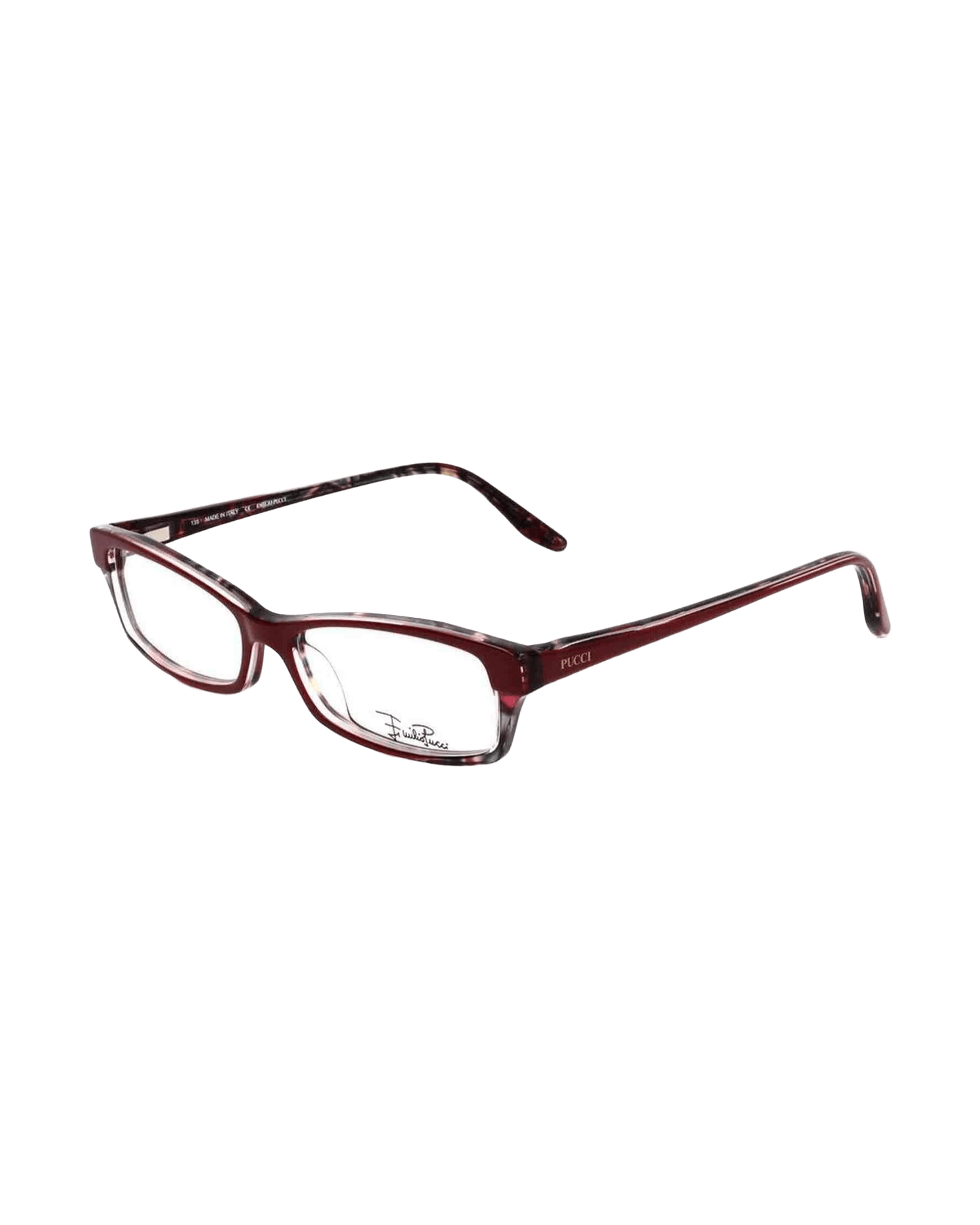 Emilio Pucci Plastic Red Frame Glam Steals