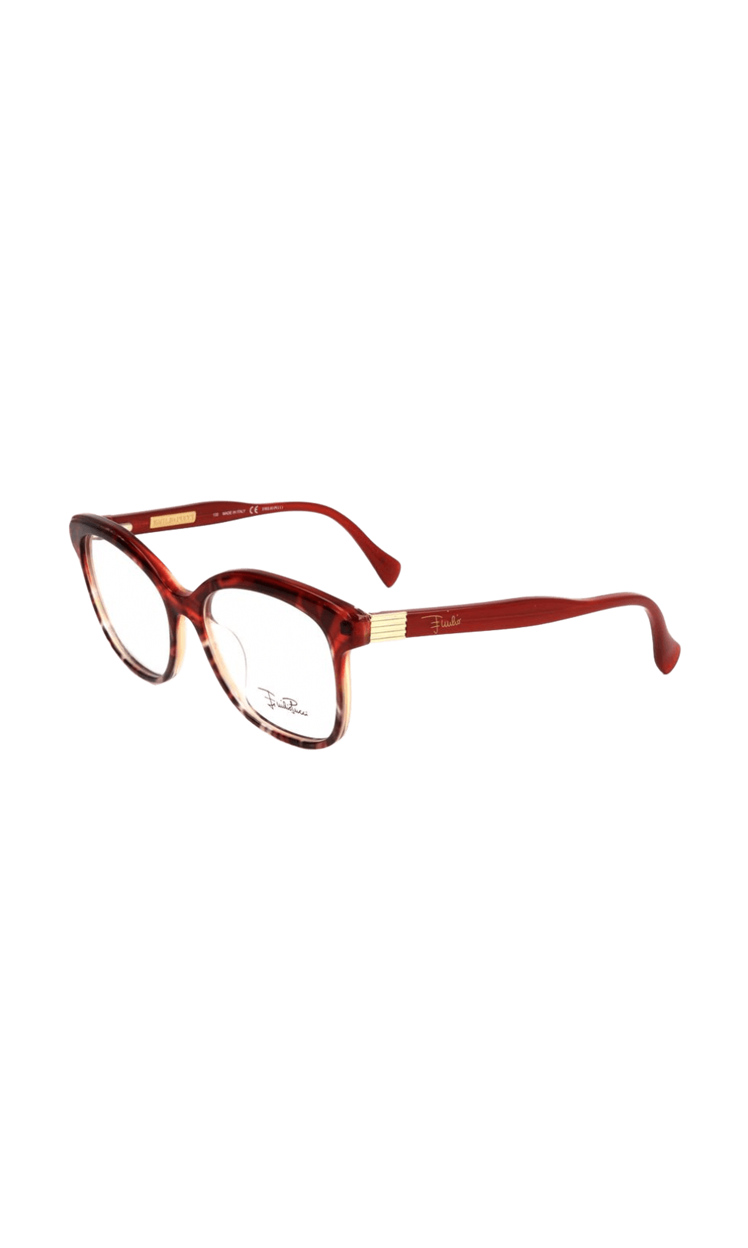 Emilio Pucci Plastic Red Frame Glam Steals
