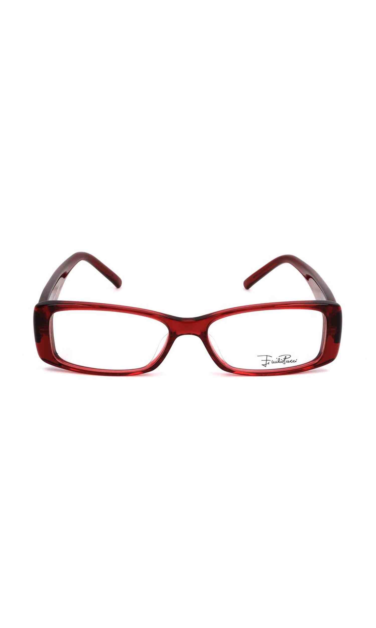 Emilio Pucci Plastic Red Frame Glam Steals