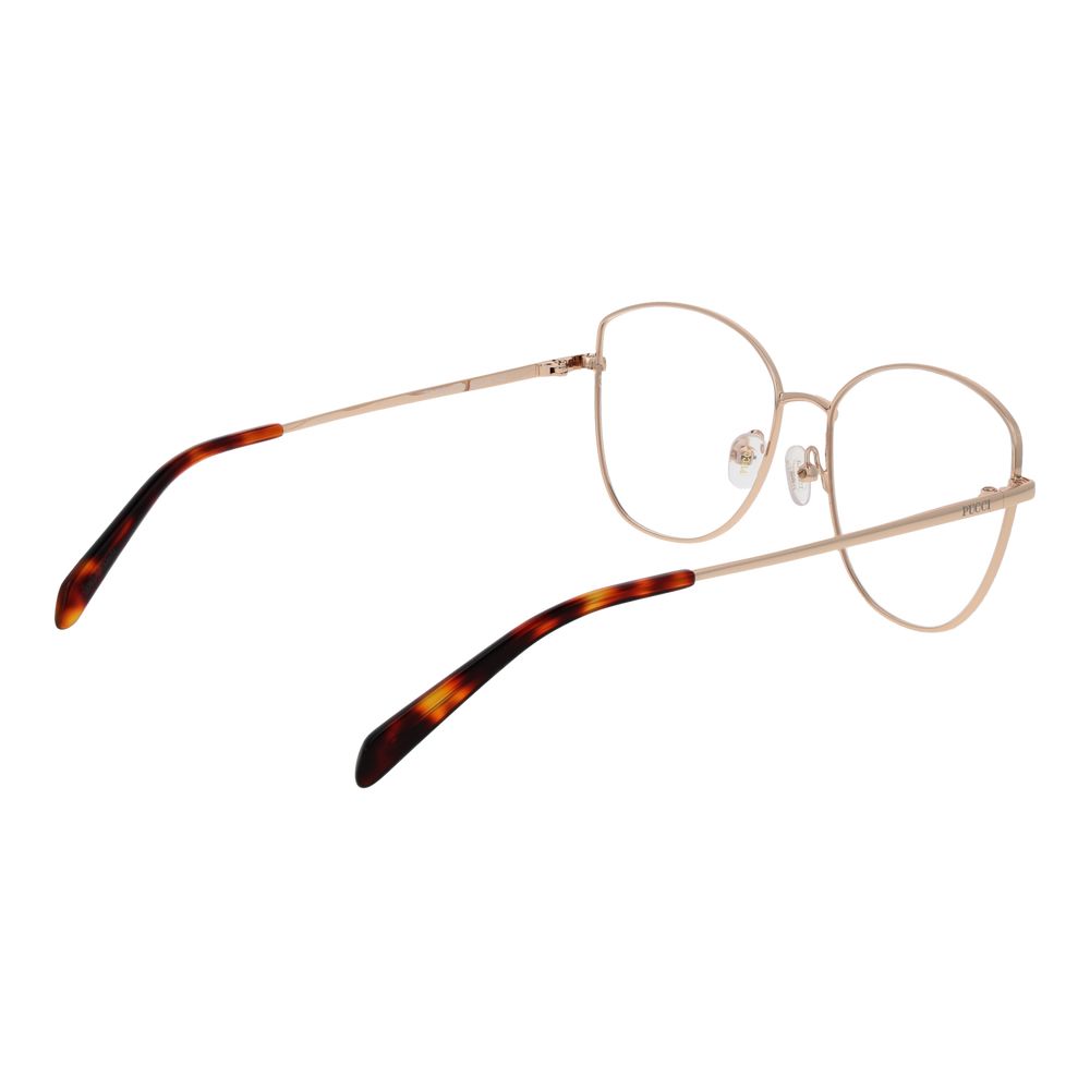 Emilio Pucci Rose Gold Women Optical Frame Glam Steals