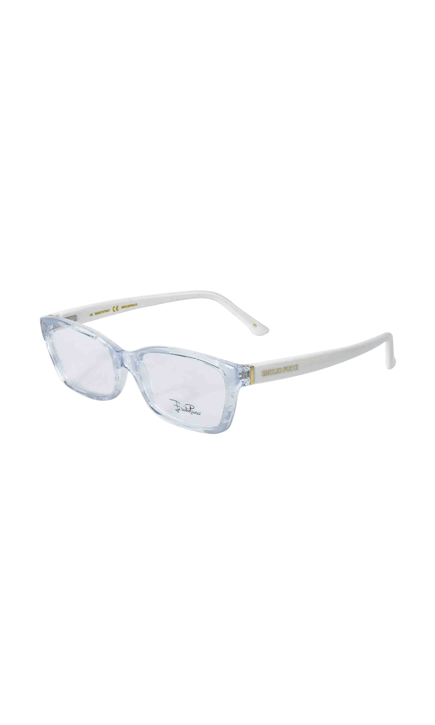 Emilio Pucci Transparent Plastic Frame Glam Steals