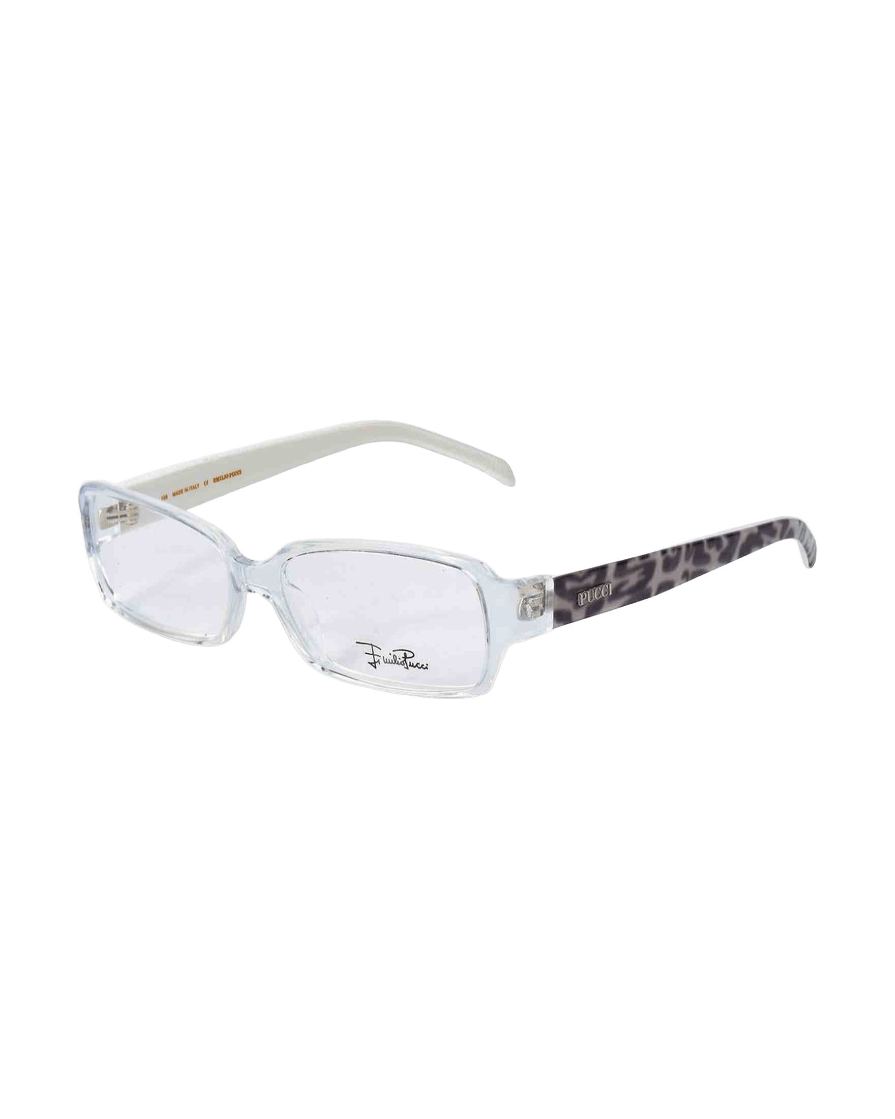 Emilio Pucci Transparent Plastic Frame Glam Steals