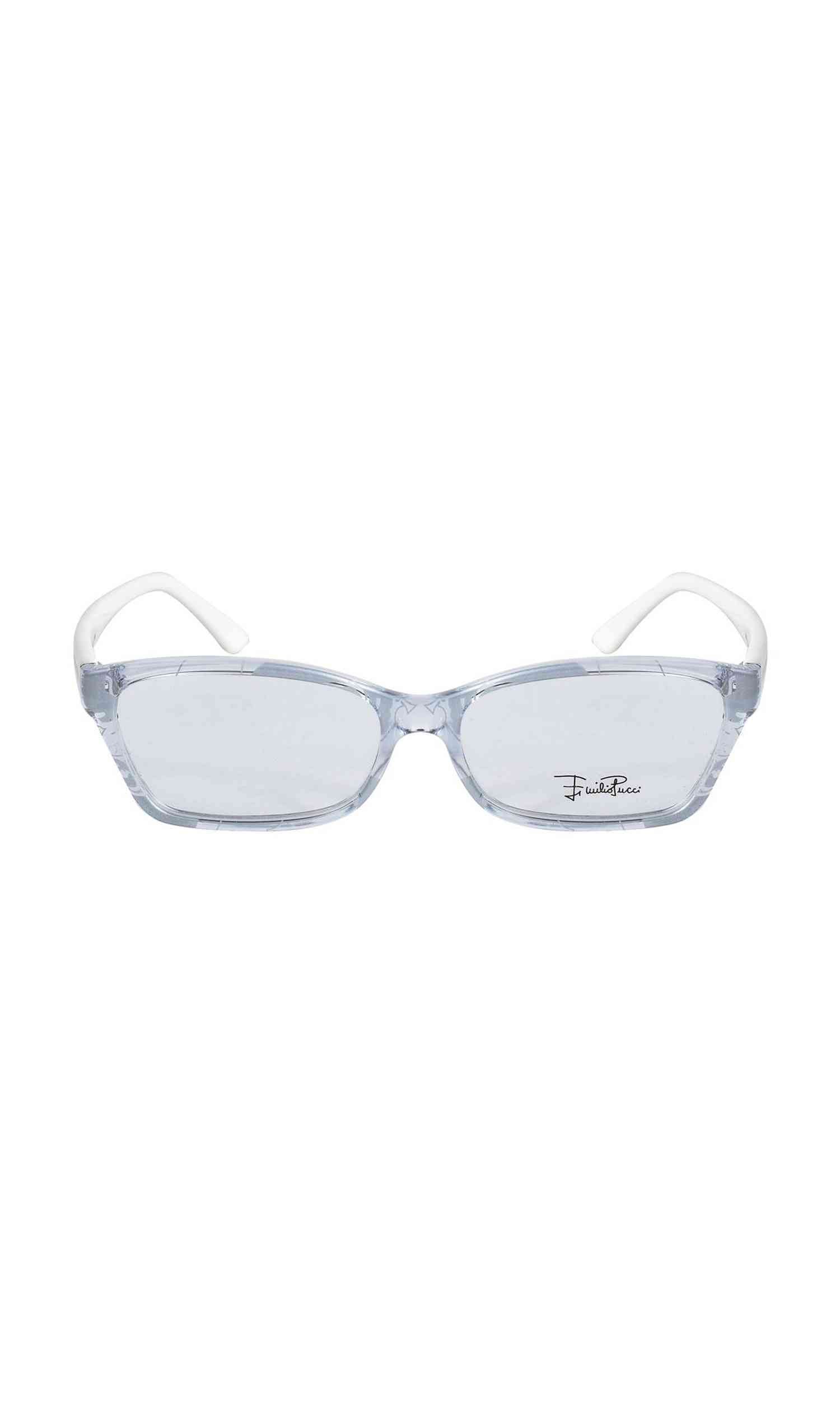 Emilio Pucci Transparent Plastic Frame Glam Steals