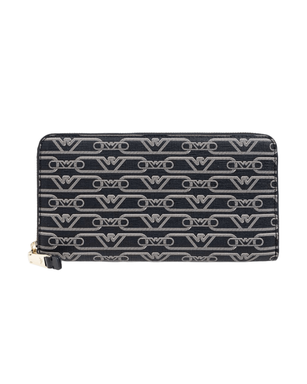 Emporio Armani Allover Logo Continental Wallet Glam Steals