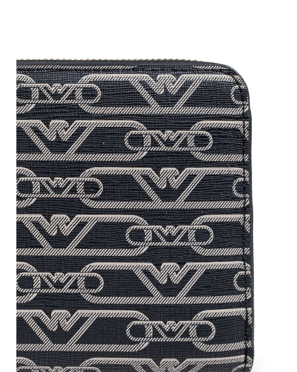 Emporio Armani Allover Logo Continental Wallet Glam Steals