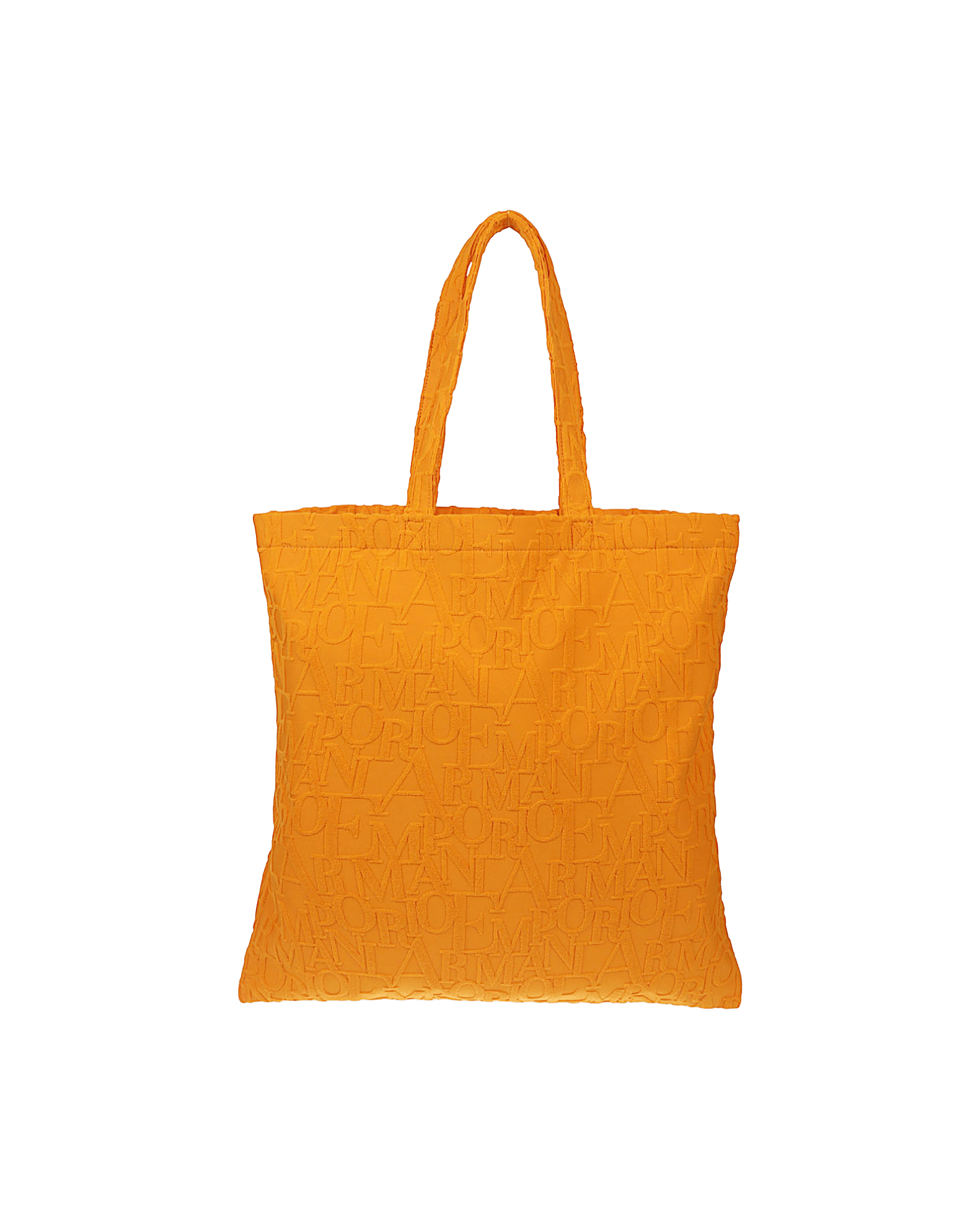 Emporio Armani Beachwear Shopper in Bold 3d Asv Logo Fabric Glam Steals