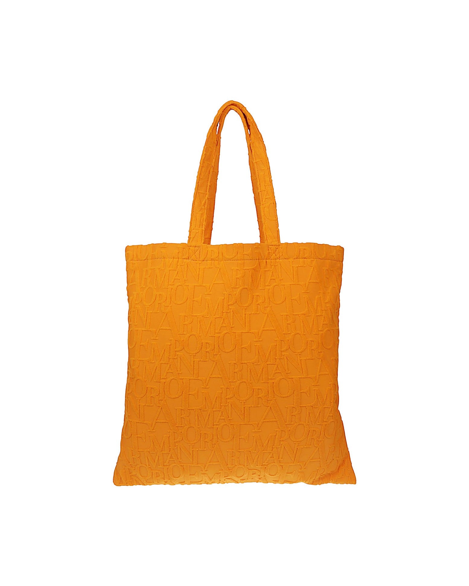 Emporio Armani Beachwear Shopper in Bold 3d Asv Logo Fabric Glam Steals