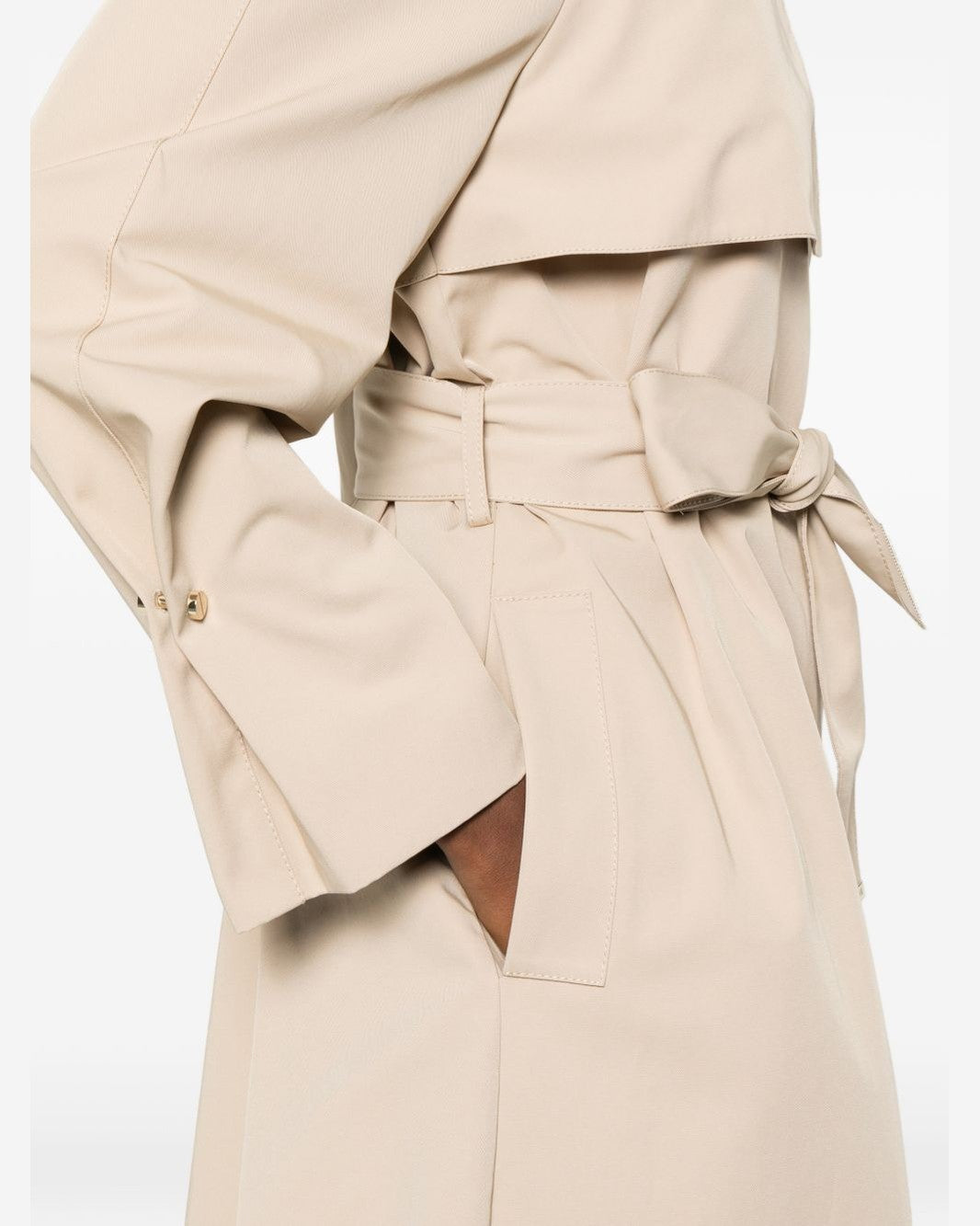 Emporio Armani Beige Coat Glam Steals