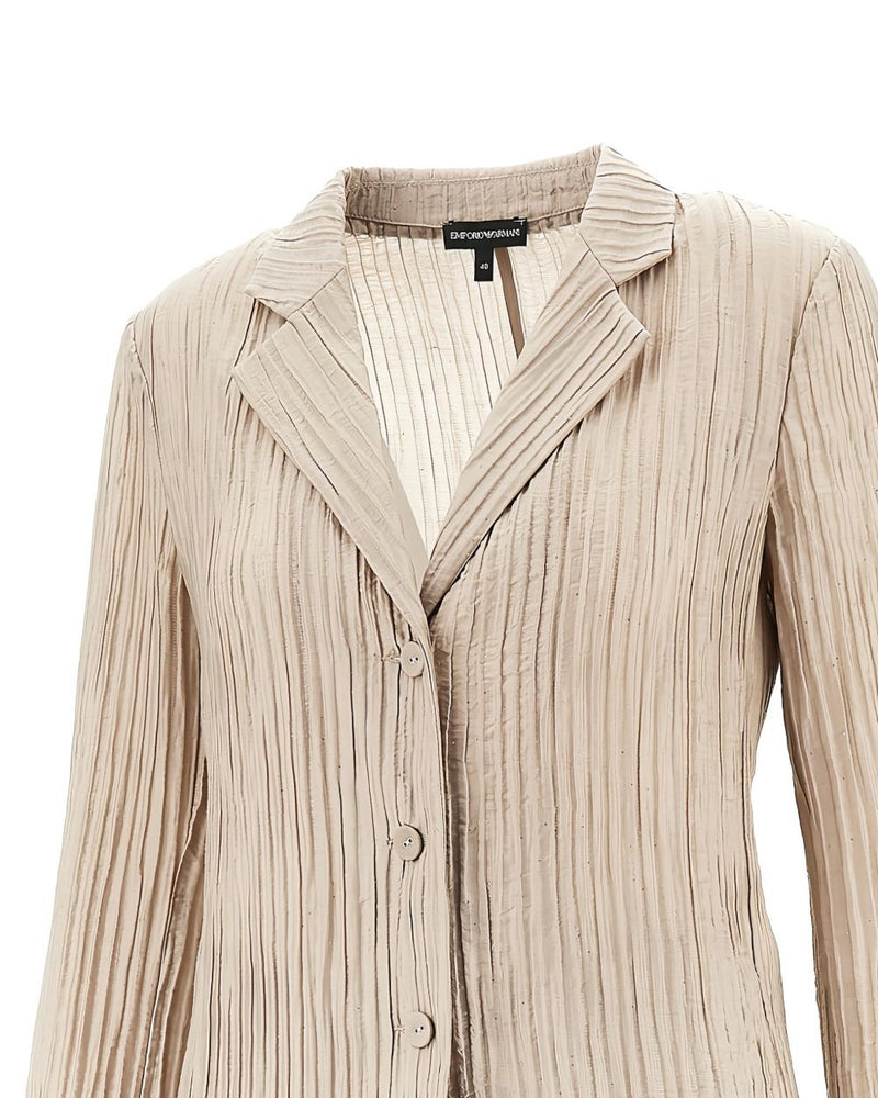 Emporio Armani Beige Jacket Glam Steals