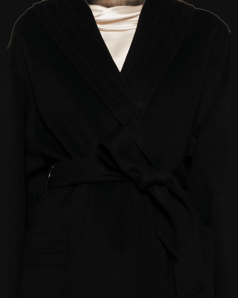 Emporio Armani Black Coat Glam Steals