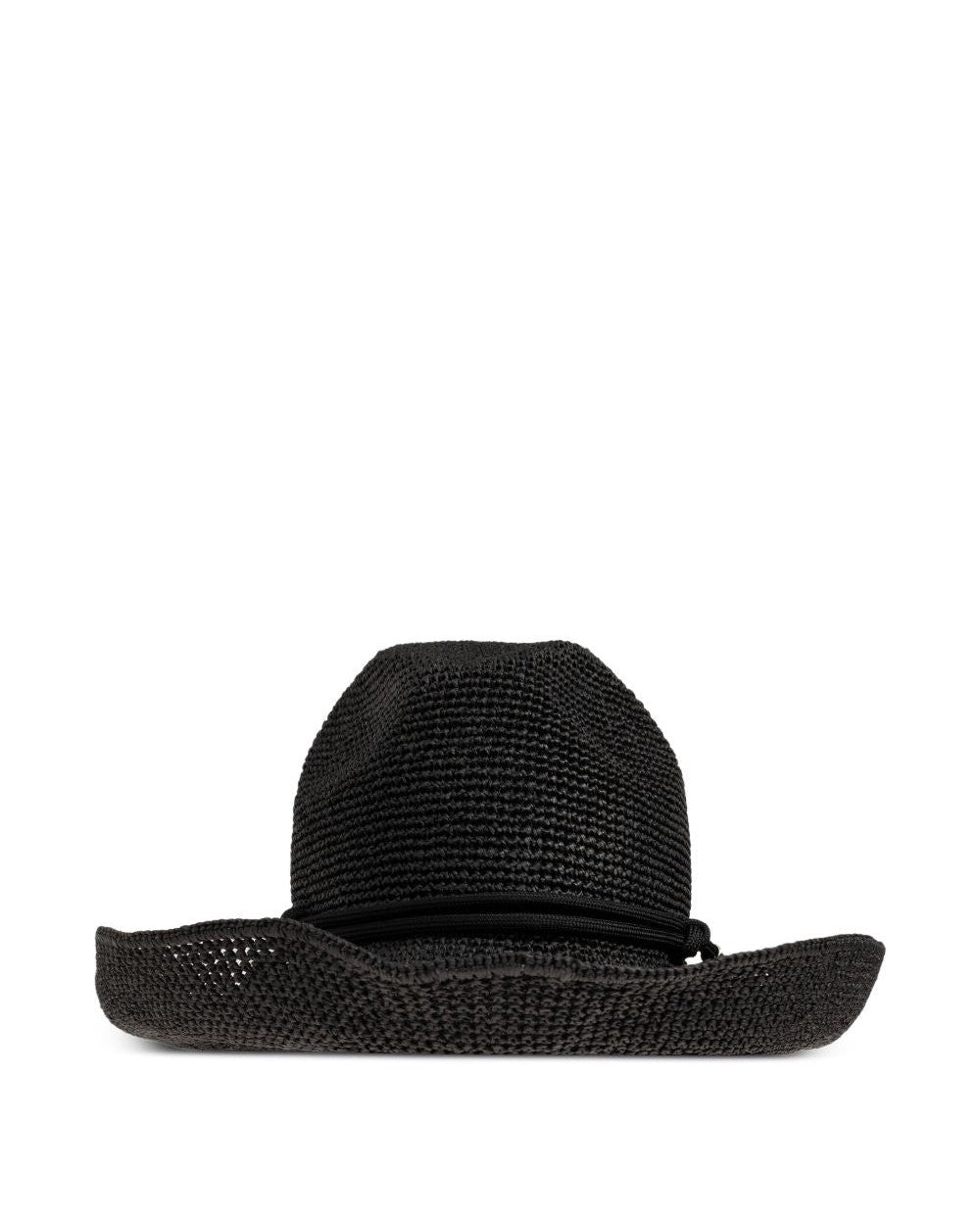 Emporio Armani Black Hats Scarves Hats & Gloves