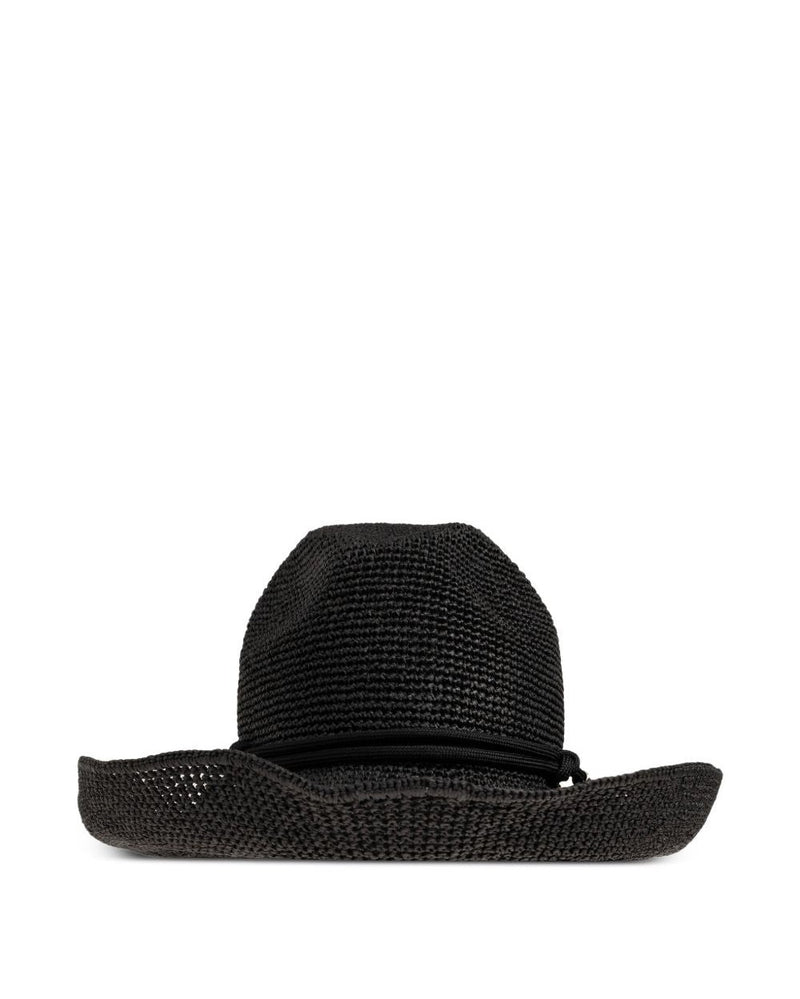 Emporio Armani Black Hats Scarves Hats & Gloves