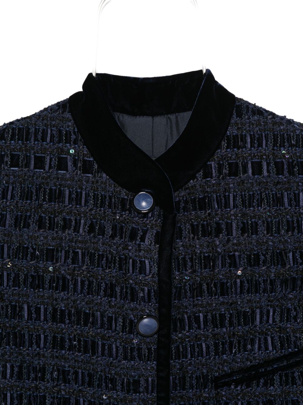 Emporio Armani Blue Jacket Glam Steals