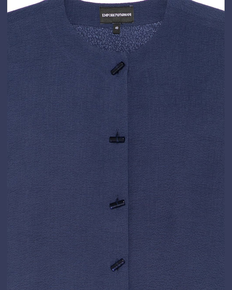 Emporio Armani Blue Shirt Glam Steals