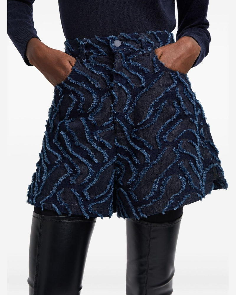 Emporio Armani Blue Shorts Glam Steals