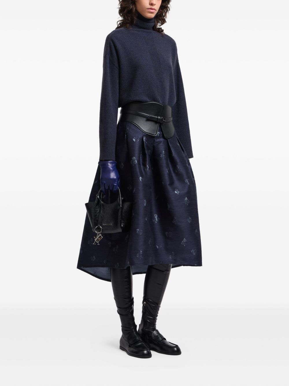 Emporio Armani Blue Sweater Glam Steals
