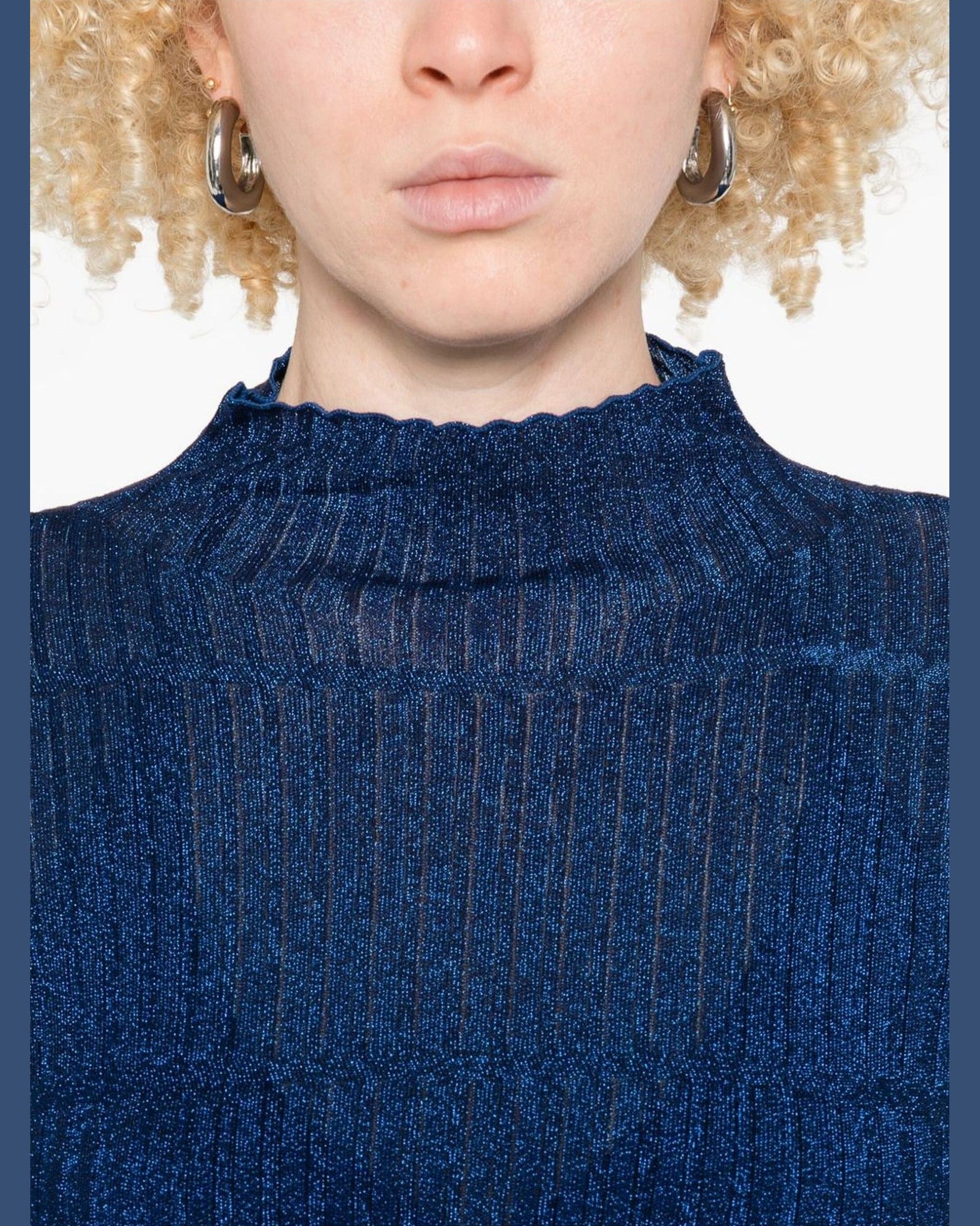Emporio Armani Blue Sweater Glam Steals