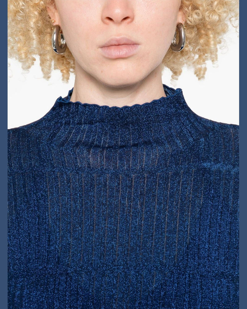 Emporio Armani Blue Sweater Glam Steals