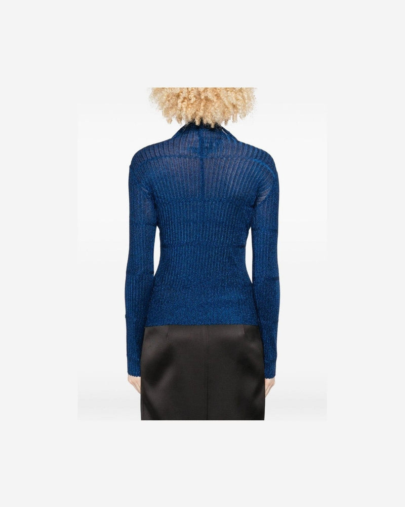 Emporio Armani Blue Sweater Glam Steals