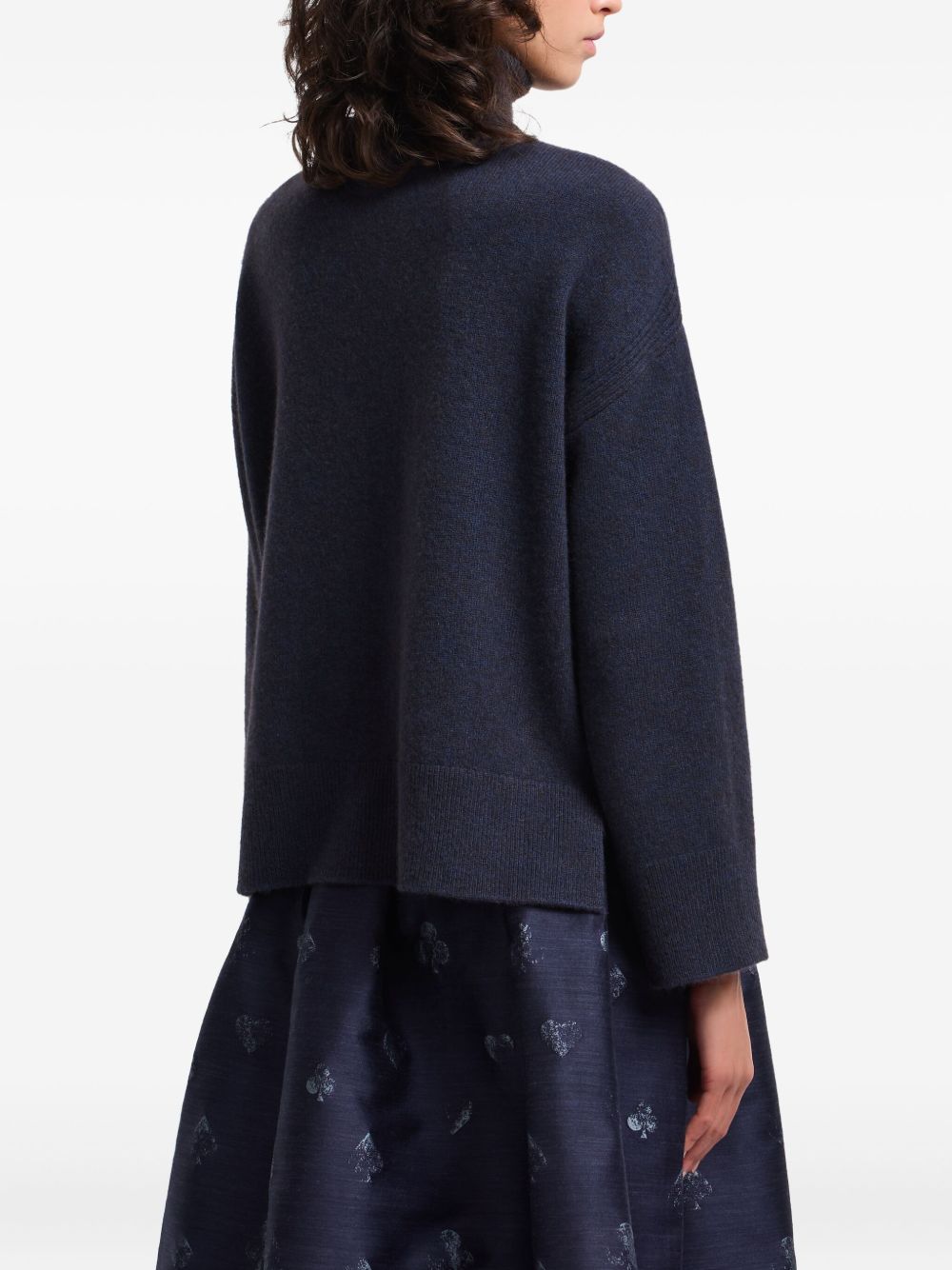 Emporio Armani Blue Sweater Glam Steals
