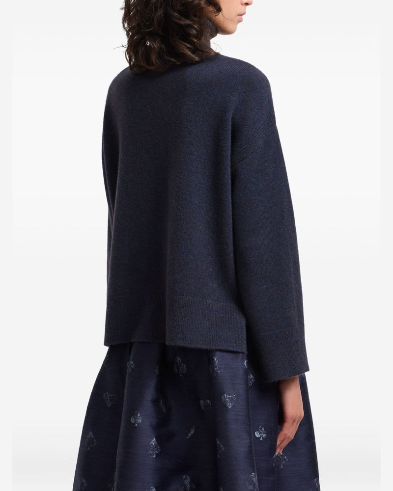 Emporio Armani Blue Sweater Glam Steals