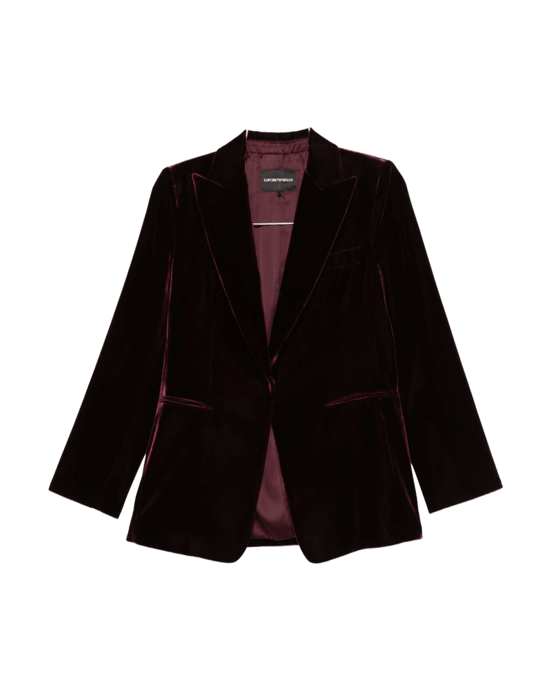 Emporio Armani Bordeaux Jacket Glam Steals
