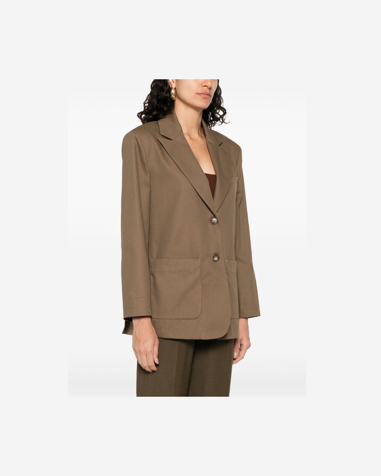Emporio Armani Brown Jacket Glam Steals